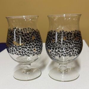 Duvel Belgium Beer Tulip Glass Artist Series Eley Kishimoto Black Gold Flurry 2